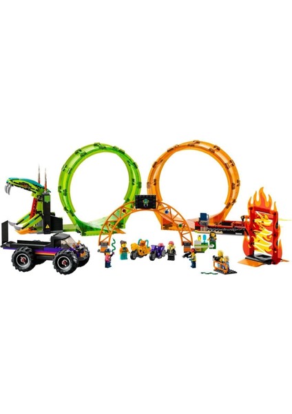 60339 LEGO City - Çift Çemberli Gösteri Arenası, 598 Parça, +7 Yaş fiyatları