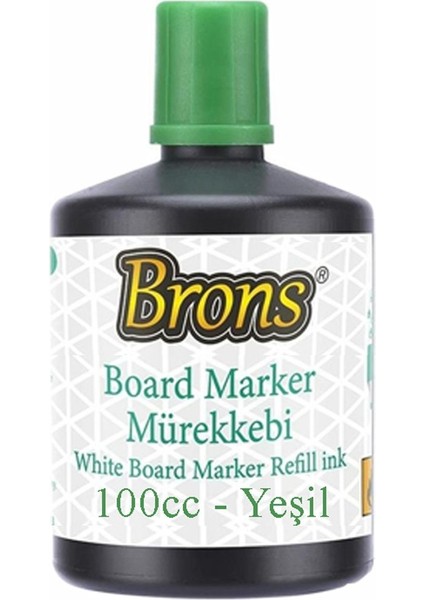 Yazı Tahta Kalem Mürekkebi 100 ml 1 Adet Brons Tahta Kalemi Mürekkebi Kolay Silinebilir 100 gr Okul Sınıf