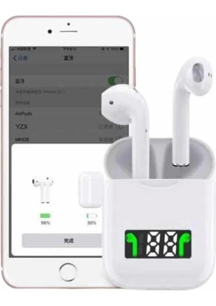 Bluetooth Kulaklık Dokunmatik Kontrol Uzun Pil Ömrü Dijital Göstergeli