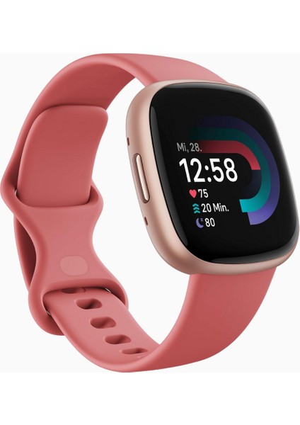 Fıtbıt Versa 4, Entegre Gps, 6+ Gün Pil ve 50 M Suya Dayanıklı Akıllı Saat