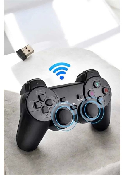 Game Stick 2000 Oyunlu 2.4g Kablosuz Çift Kol Yüksek Hassasiyetli Wireless