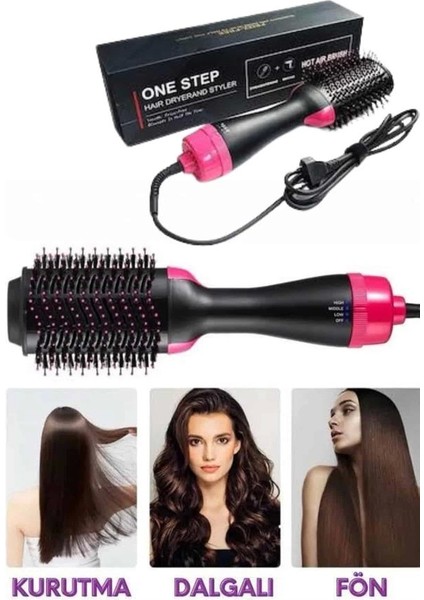 Saç Şekillendirici ve Saç Düzleştirici Fön Tarağı Tarak Fırça 1200W Saç Kurutma modelleri