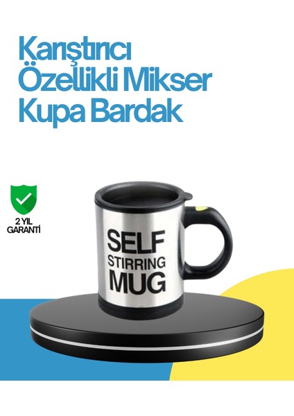 Kendi Kendini Karıştıran Termos Kupa – Pratik, Güçlü Motorlu ve Termos Özellikli