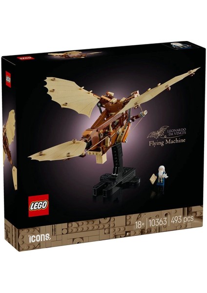 10363 LEGO Icons - Leonardo Da Vincinin Uçan Makinesi 493 Parça +18 Yaş indirimleri