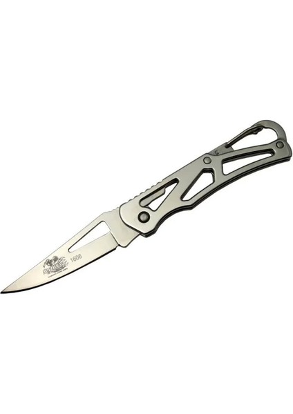 1606 Metal Mini Çakı 14 cm Manuel, Kemerlikli