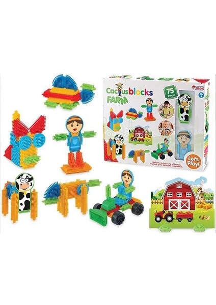 03312 Kaktüs Blokları Çiftlik 75 Parça modelleri