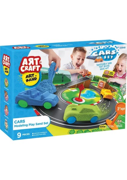 03948 Artsand Arabalar Kum Seti 600 gr modelleri