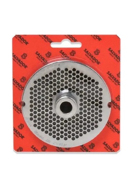 Salvador Inox Paslanmaz Kıyma Makinesi Aynası, Ağızı 12 No - 8 mm