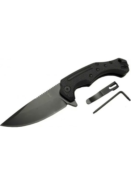 Zero Error 7-12 Black Çakı 22 cm Manuel, Kemerlikli