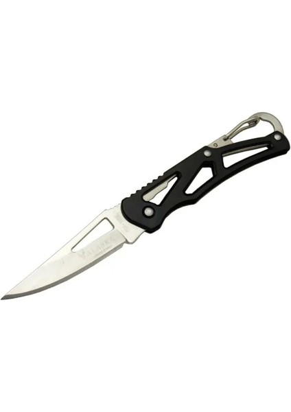 SDR-1606BK Mini Metal Çakı 14 cm Manuel, Kemerlikli