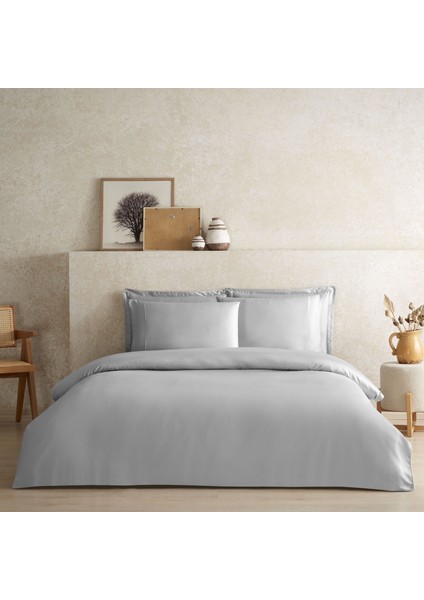 x Tencel™ Lyocell 2'li Volanlı Yastık Kılıfı Seti Gri modelleri
