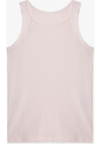 Kız Çocuk Chicken Çiçekli Desenli Kalın Askılı Pamuklu 2'li Atlet modelleri