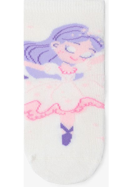 Kız Çocuk Hopping Peri Desenli 4'lü Soket Çorap indirimleri