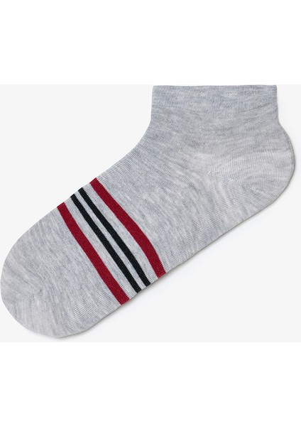 Erkek Flag Çizgili 3'lü Sneaker Çorap modelleri