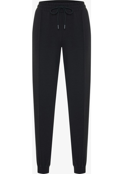 Siyah Silky Feel Normal Bel Jogger