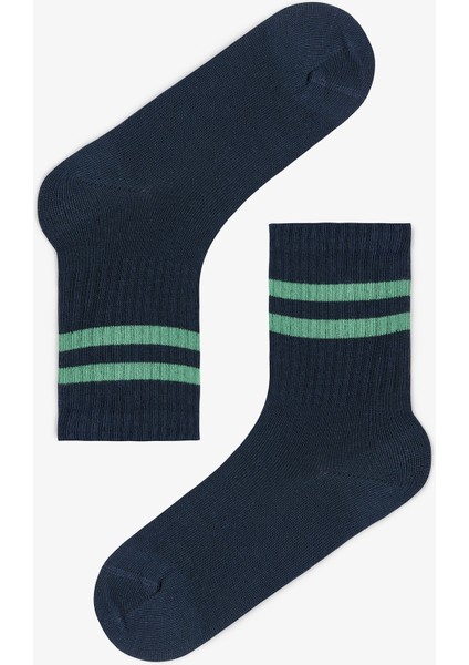 Erkek Çocuk Greeny Çizgili 3'lü Soket Çorap fırsatları