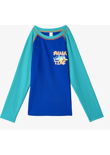 Indigo Erkek Çocuk Angry Shark Uv Korumalı Üst