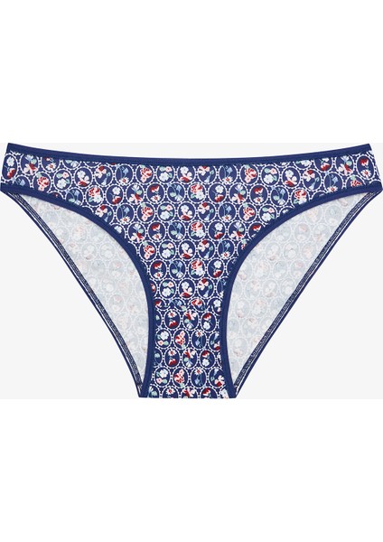 Antique Garden Çiçekli Normal Bel 5'li Slip Külot