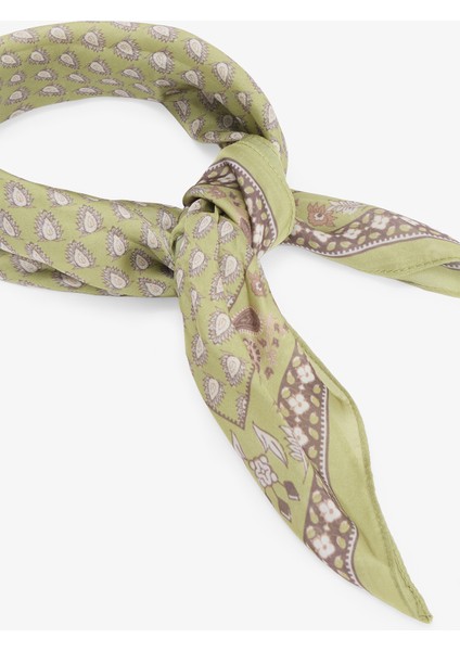 Ekru Denisa Şal Desenli Bandana fiyatları