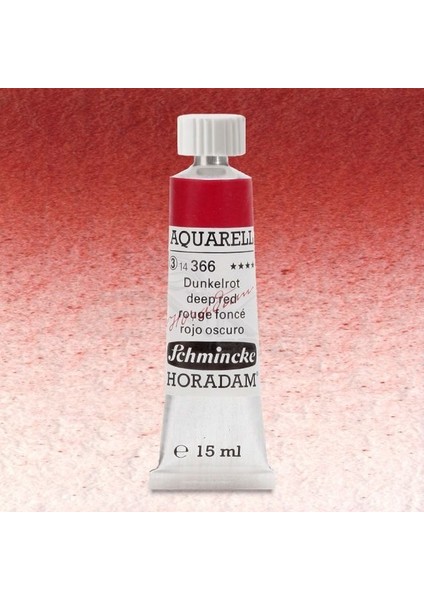 Horadam Aquarell Tube 15ML Seri 3 Deep Red 366