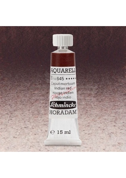 Horadam Aquarell Tube 15ML Seri 1 Indian Red 645