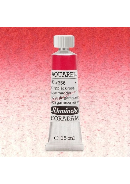 Horadam Aquarell Tube 15ML Seri 1 Rose Madder 356