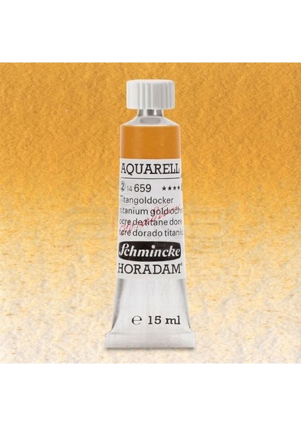 Horadam Aquarell Tube 15ML Seri 2 Titanium Gold Ochre 659