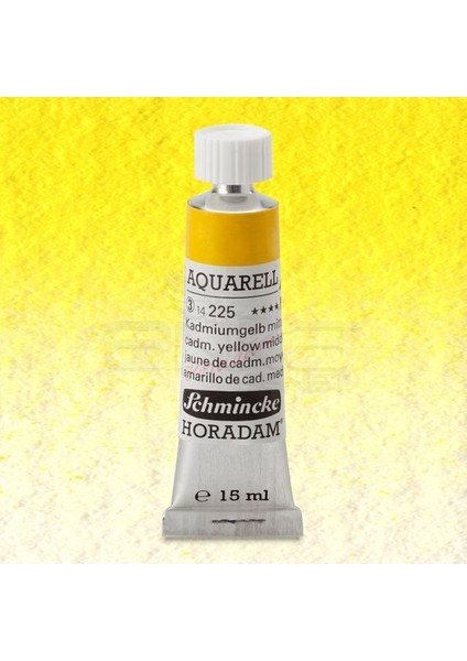 Horadam Aquarell Tube 15ML Seri 3 Cadmium Yellow Middle 225
