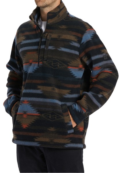 Boundary Mock Neck Erkek Siyah Polar fırsatları