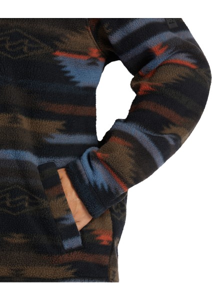 Boundary Mock Neck Erkek Siyah Polar