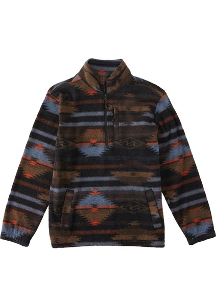 Boundary Mock Neck Erkek Siyah Polar