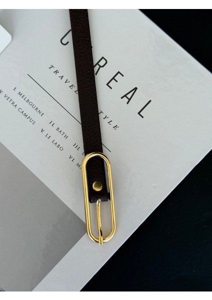 Gold Toka Detaylı Kadın Kemer fiyatları