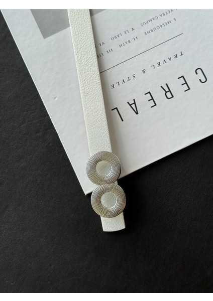 Gümüş Halka Toka Detaylı Kadın Kemer fiyatları