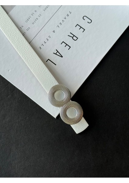 Gümüş Halka Toka Detaylı Kadın Kemer modelleri