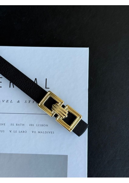Gold Toka Detaylı Kadın Kemer modelleri