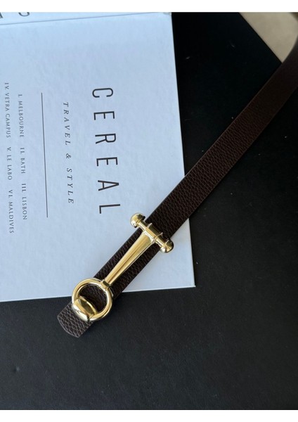 Gold Tasarım Toka Detaylı Kadın Kemer modelleri