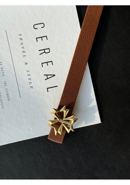 Gold Toka Detaylı Kadın Kemer modelleri