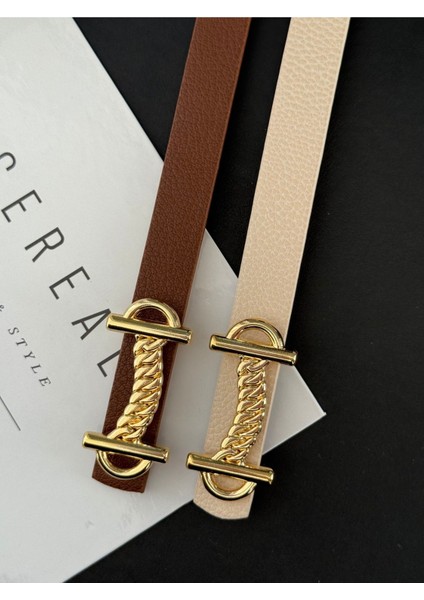 Gold Toka Detaylı Kadın Kemer fiyatları