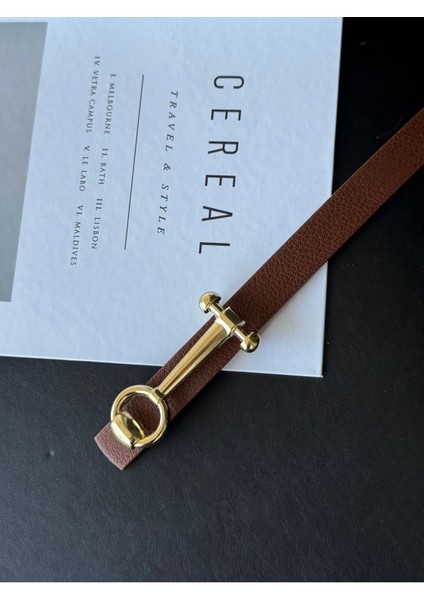 Gold Tasarım Toka Detaylı Kadın Kemer modelleri