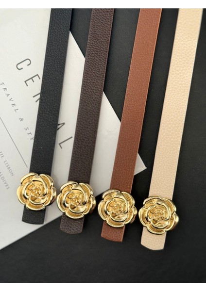 Gold Gül Tokalı Kadın Kemer fiyatları