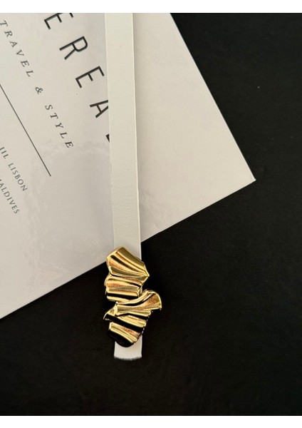 Gold Toka Detaylı Ince Kadın Kemer fiyatları