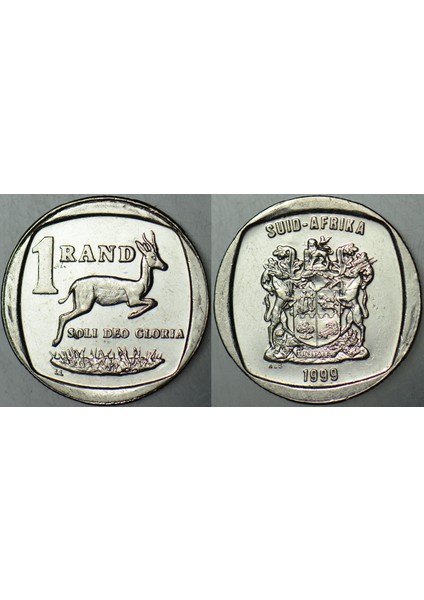 Güney Afrika Cumhuriyeti 1 Rand 1999 Suıd Afrıka.