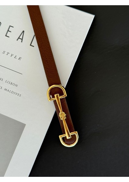 Gold Toka Detaylı Kadın Kemer modelleri