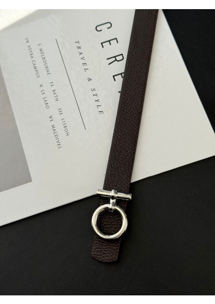 Gümüş Toka Detaylı Kadın Kemer modelleri