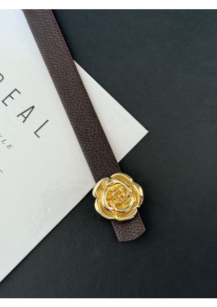 Gold Gül Tokalı Kadın Kemer fiyatları