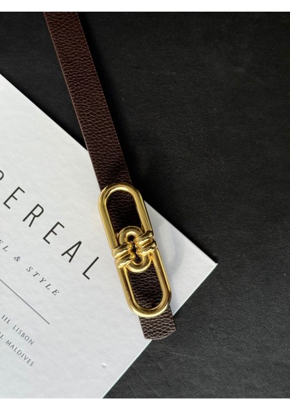 Gold Toka Detaylı Kadın Kemer fiyatları