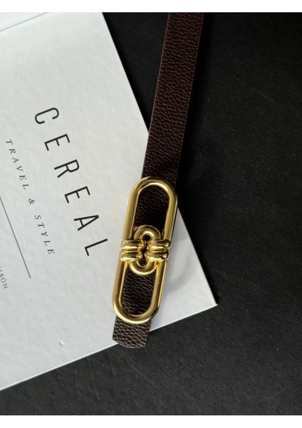 Gold Toka Detaylı Kadın Kemer modelleri