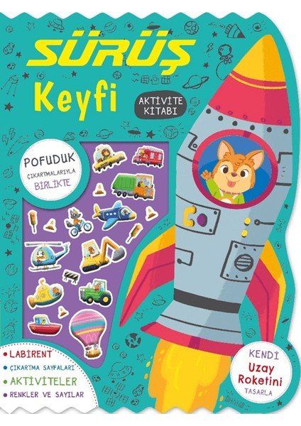 Sürüş Keyfi - Çıkartmalı Aktivite Kitabı