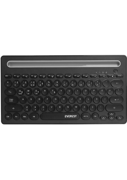 KB-BT84 Siyah/gri Bluetooth Ultra Ince+Şarjlı Q Mac/win/android/ıos Uyumlu Kablosuz Klavye fiyatları