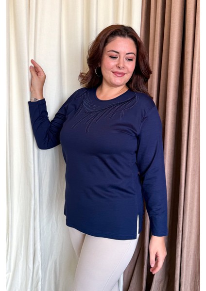 Kadın Taşlı Nakışlı Bluz 12 fiyatları